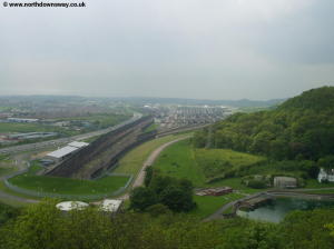 The Resevoir and Channel Tunnel entrance beyond