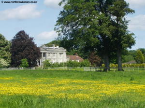 The large house near the path