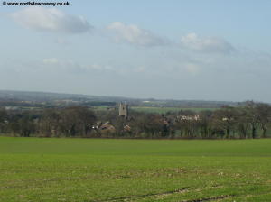 View back towards Charing