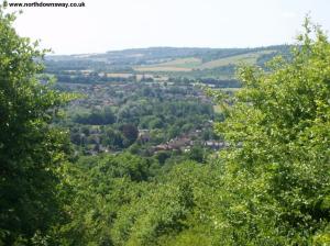 Otford from the North Downs Way