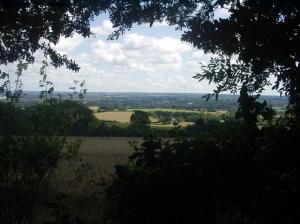 The North Downs near Wrotham