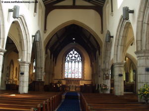 Inside Chilham Church