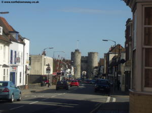 Looking down St Dunstan's Street to Westgate